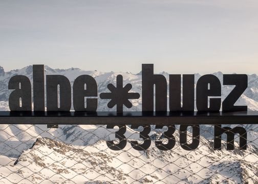 Esquiando en Alpe d’Huez, los grandes Alpes de al lado