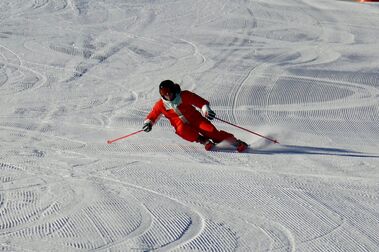 Aprender a esquiar de 'mayor'...