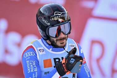 El esquiador francés Cyprien Sarrazin logra su primera victoria en Super-G 