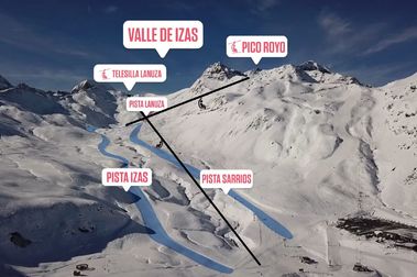 Formigal rozará los 150 kilómetros con nuevas pistas de esquí en Izas