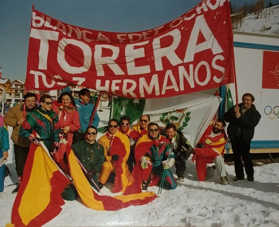 Familia Fernandez Ochoa en Albertville 1992