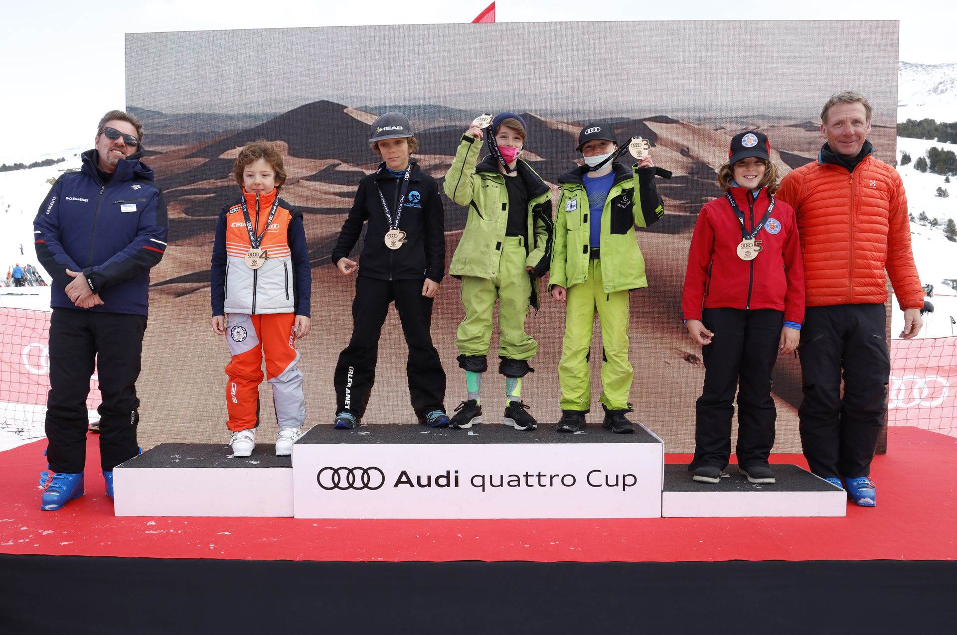 Podios del Trofeco Amics de Montgarri Audi Quattro Cup 2022