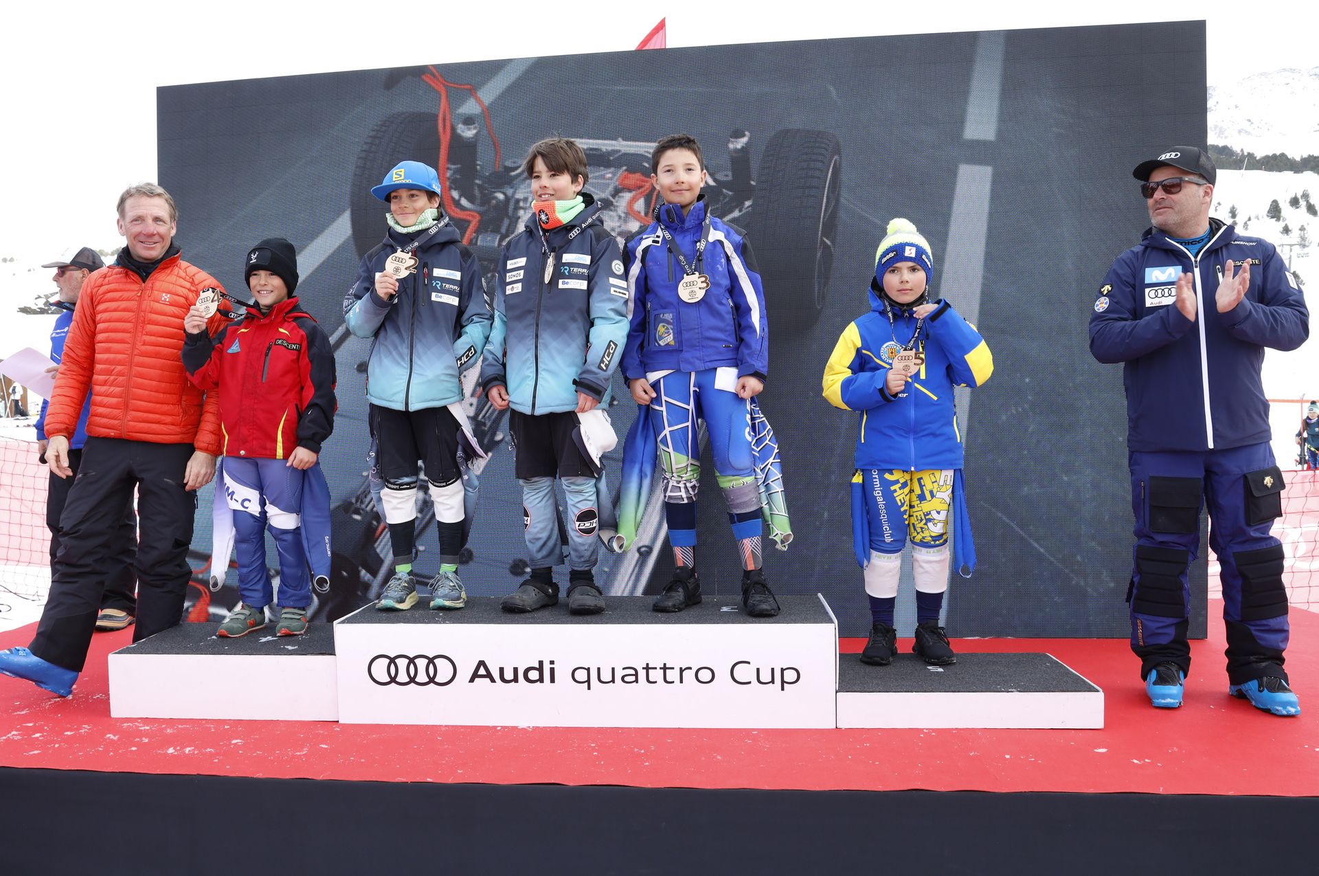 Podios del Trofeco Amics de Montgarri Audi Quattro Cup 2022