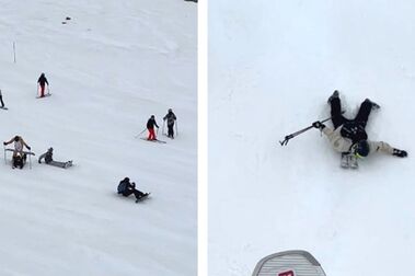 Una británica graba decenas de esquiadores borrachos en Val Thorens