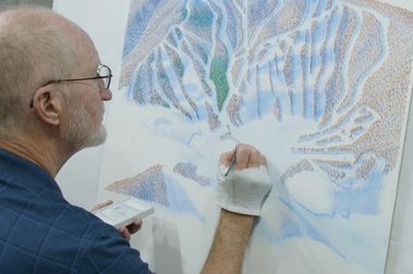 James Niehues dejará de pintar mapas de esquí
