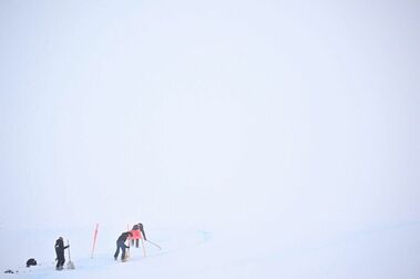 Una intensa nevada cancela también el segundo Descenso de esquí en Zermatt-Cervinia