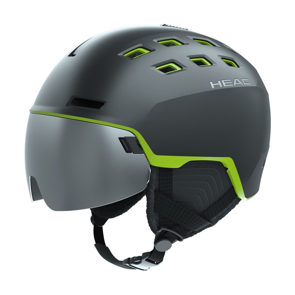  Head Casco de esquí Radar con lente integrada : Deportes y  Actividades al Aire Libre