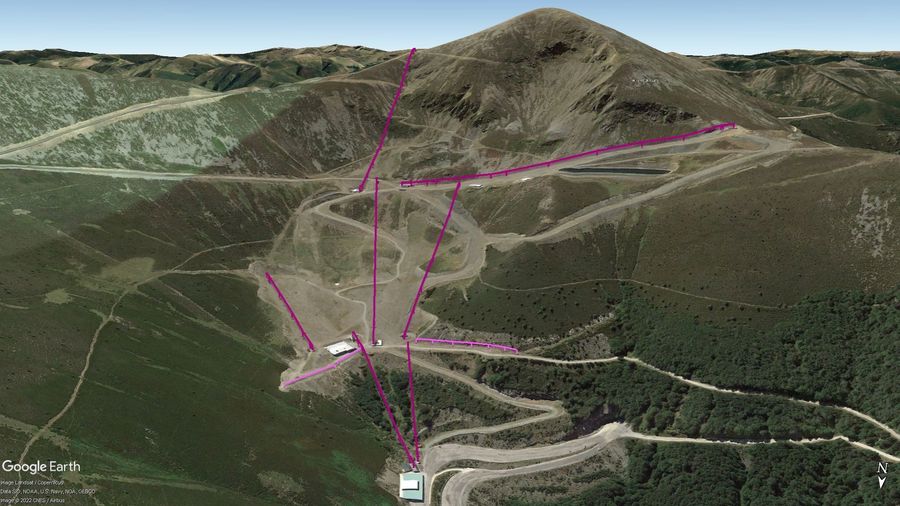 Vista Google Earth Pro Valdezcaray Temporada 2022/23