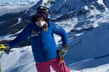 Celia Abad tiene que dar por finalizada la temporada de esquí de competición