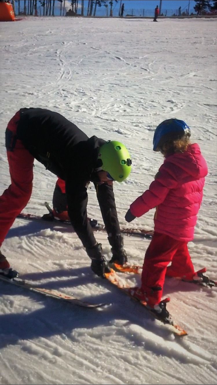 Esquiando con niños