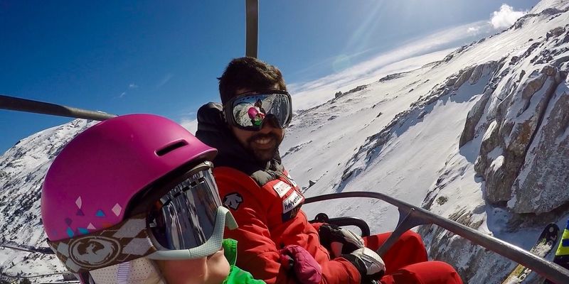 Tres dias de esquí en familia en el valle del Aragón, Candanchú y Astún