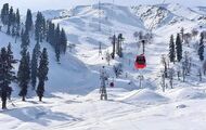 El telecabina de Gulmarg supera el millón de pasajeros pero pocos son esquiadores