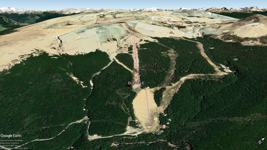Vista Google Earth El Fraile 2022