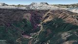 Vista Google Earth Nevados de Chilllán 2022
