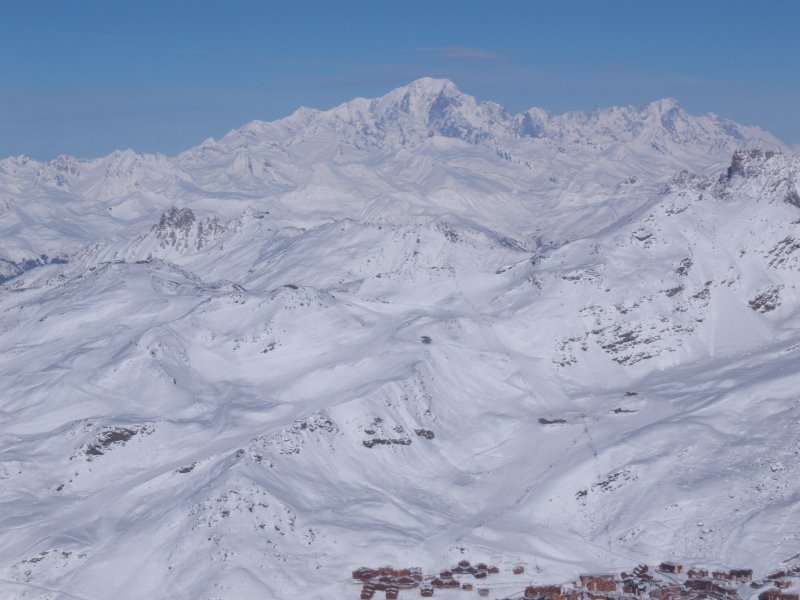 Mont Blanc desde la Cime de Caron