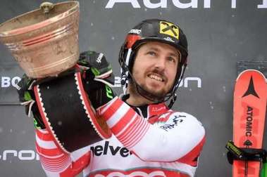 Marcel Hirscher logra su noveno triunfo en Adelboden