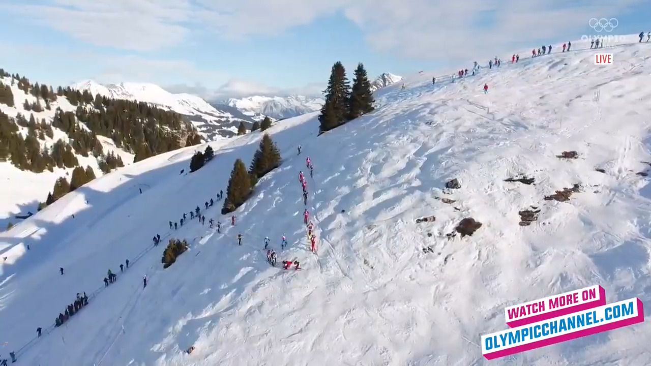 Sprint esqui montaña lausana 2020