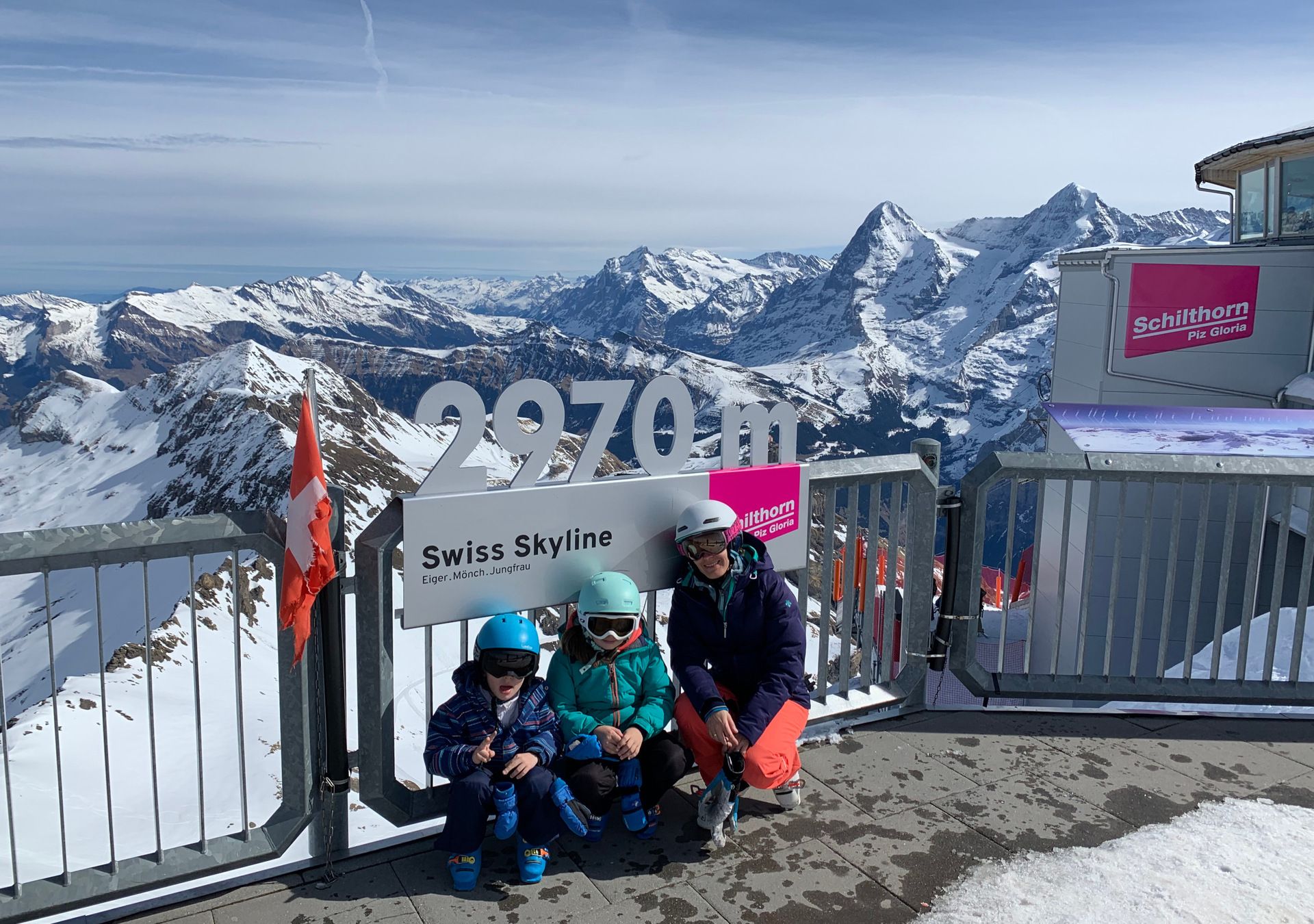 En la zona de Murren tenemos la zona más alta de toda la Jungfrau Ski Region, el Schiltron, con 2970.