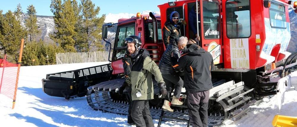 Espot reabre con cinco pisapistas para transportar esquiadores