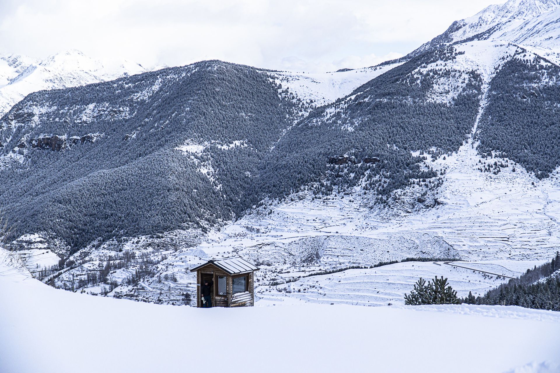Cerler nevada del 14 de febrero de 2022