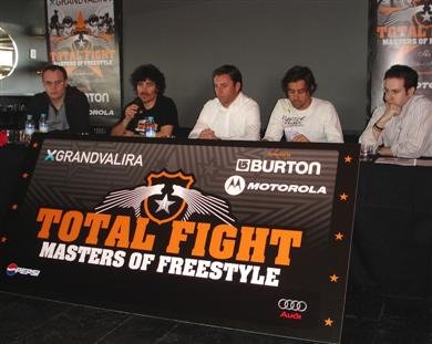 Grandvalira Total Fight Masters of Freestyle - Roda de premsa a BCN