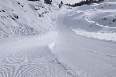 Larra Belagua mantiene abierto su circuito de esquí