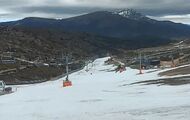 Valdesquí cierra temporalmente su temporada de esquí