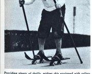 Roller Skiing 1950