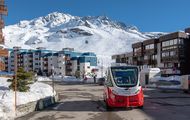 Val Thorens incorpora el primer bus autónomo en una estación de esquí