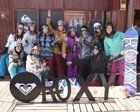Embajadoras de Roxy realizaron clínica de ski en Valle Nevado