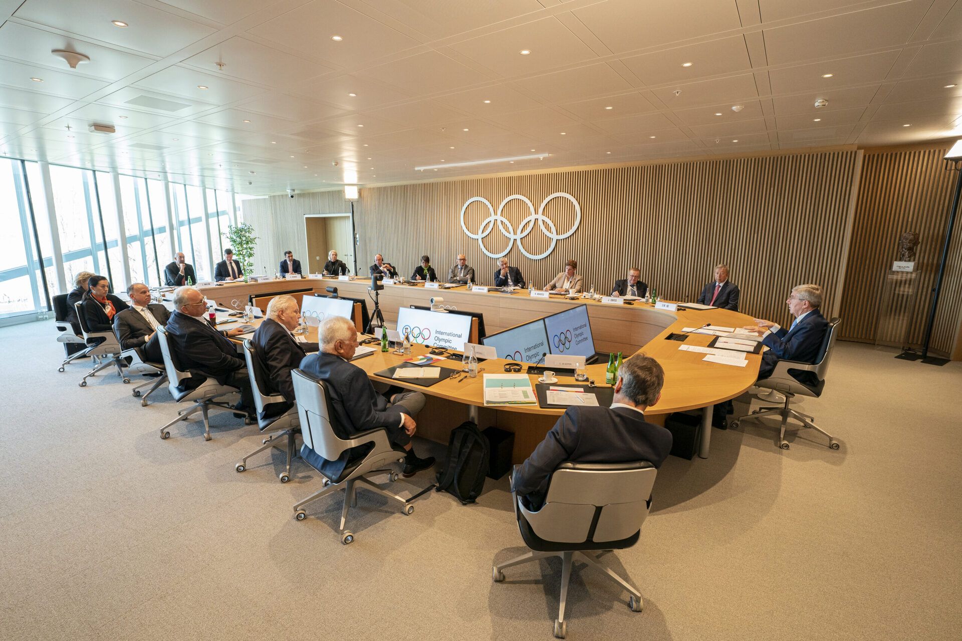 Reunión del COI en Lausanne