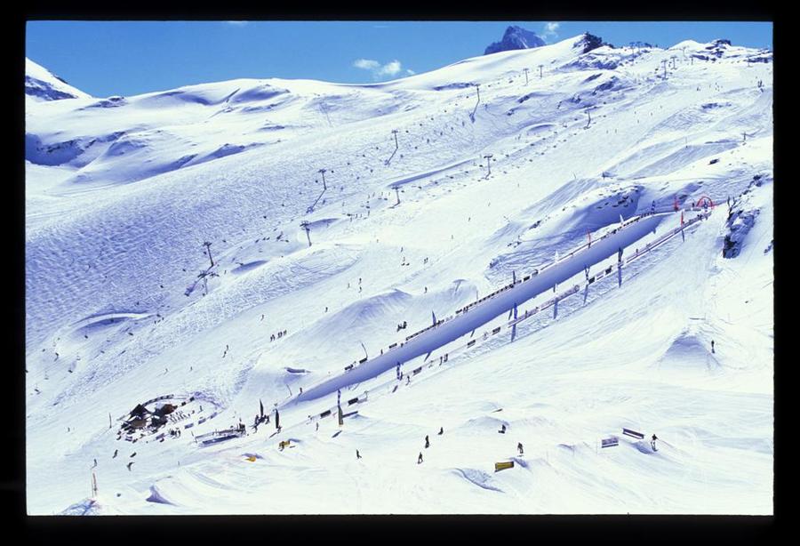 L'snowpark de Toura a les 2 Alpes