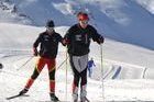El Nacional de esquí de fondo se entrena en Italia