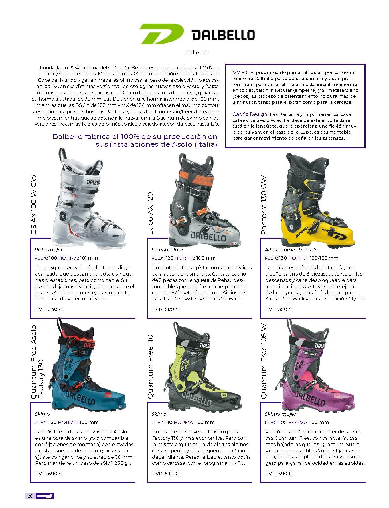 Catálogo Esquí Pro-botas