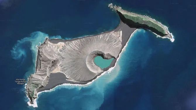 Así era el Hunga Tonga antes de la erupción
