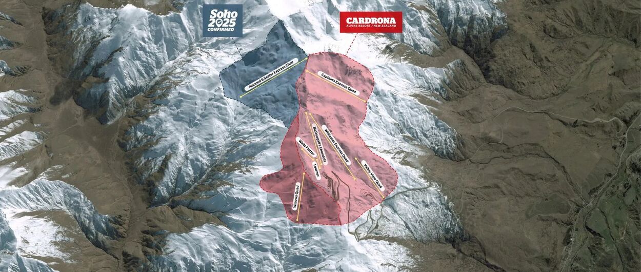 Un nuevo telesilla hará de Cardrona la estación de esquí más grande de Nueva Zelanda