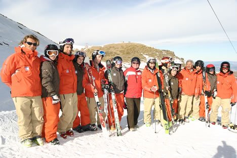 Equipo de Esquí Artístico de Sierra Nevada, dirigido por Alfredo Naranjo