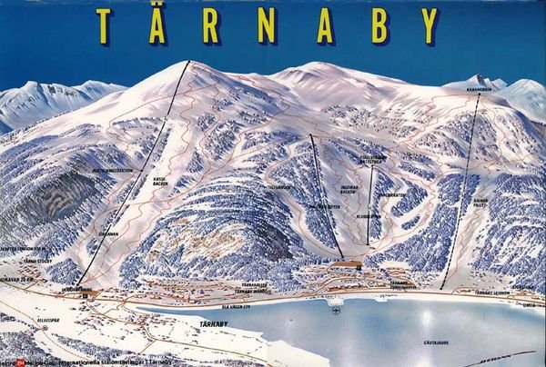 Plan de pistas de Tarnaby