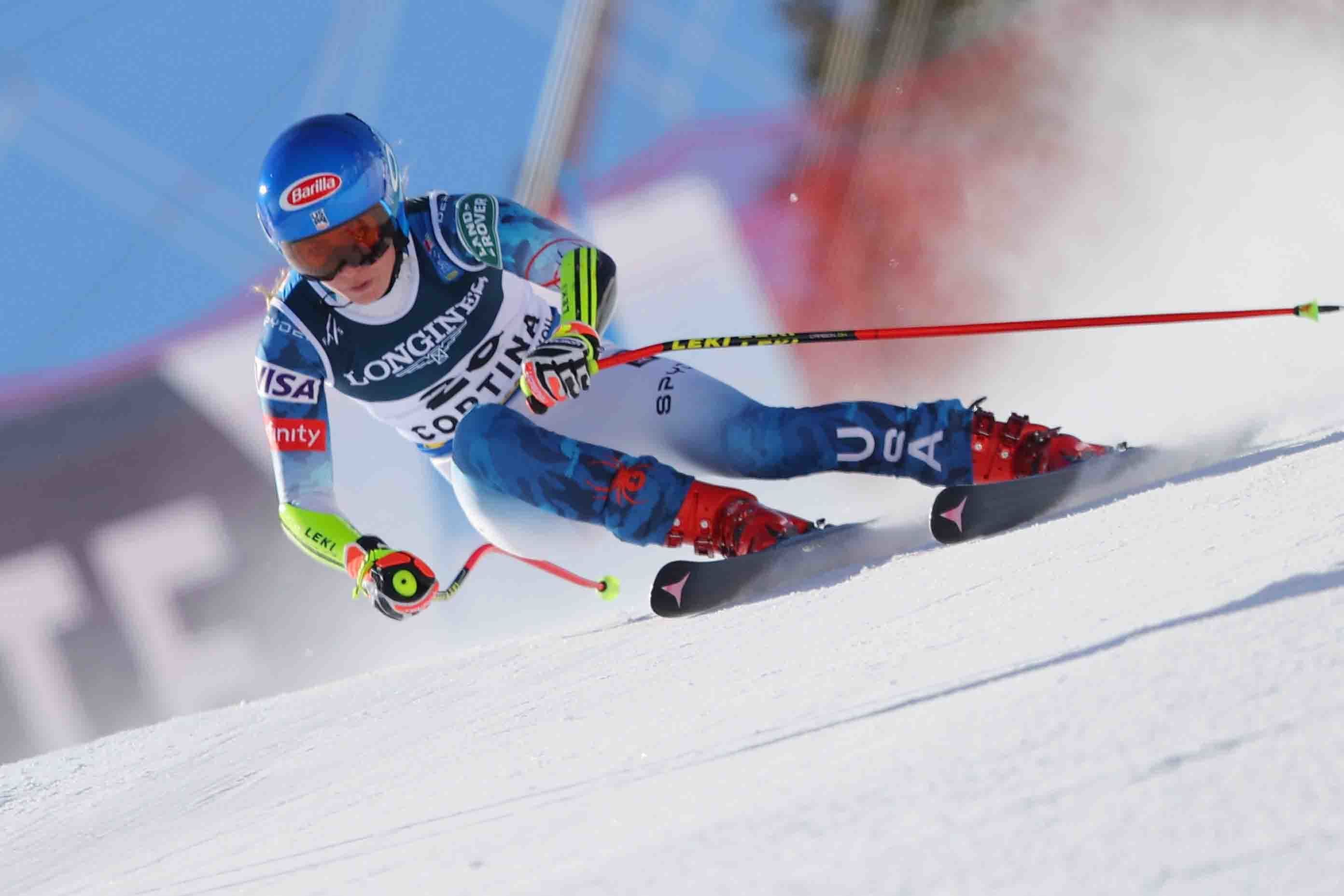 Mikaela Shiffrin en Cortina d'Ampezzo 2021