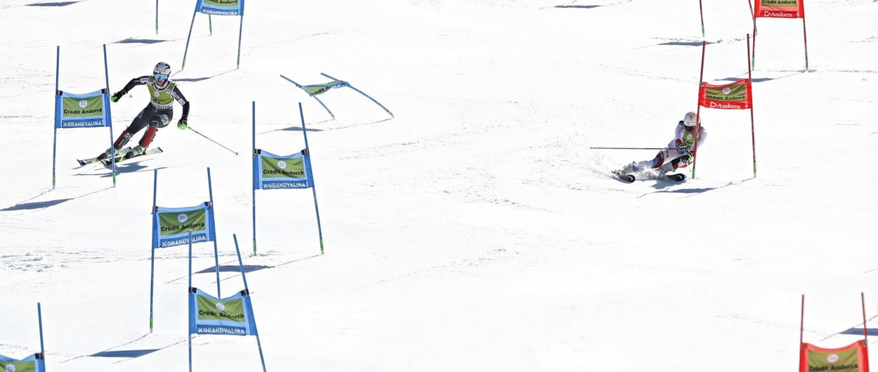 Suiza se impone a Noruega en la emocionante final del Alpine Team Event