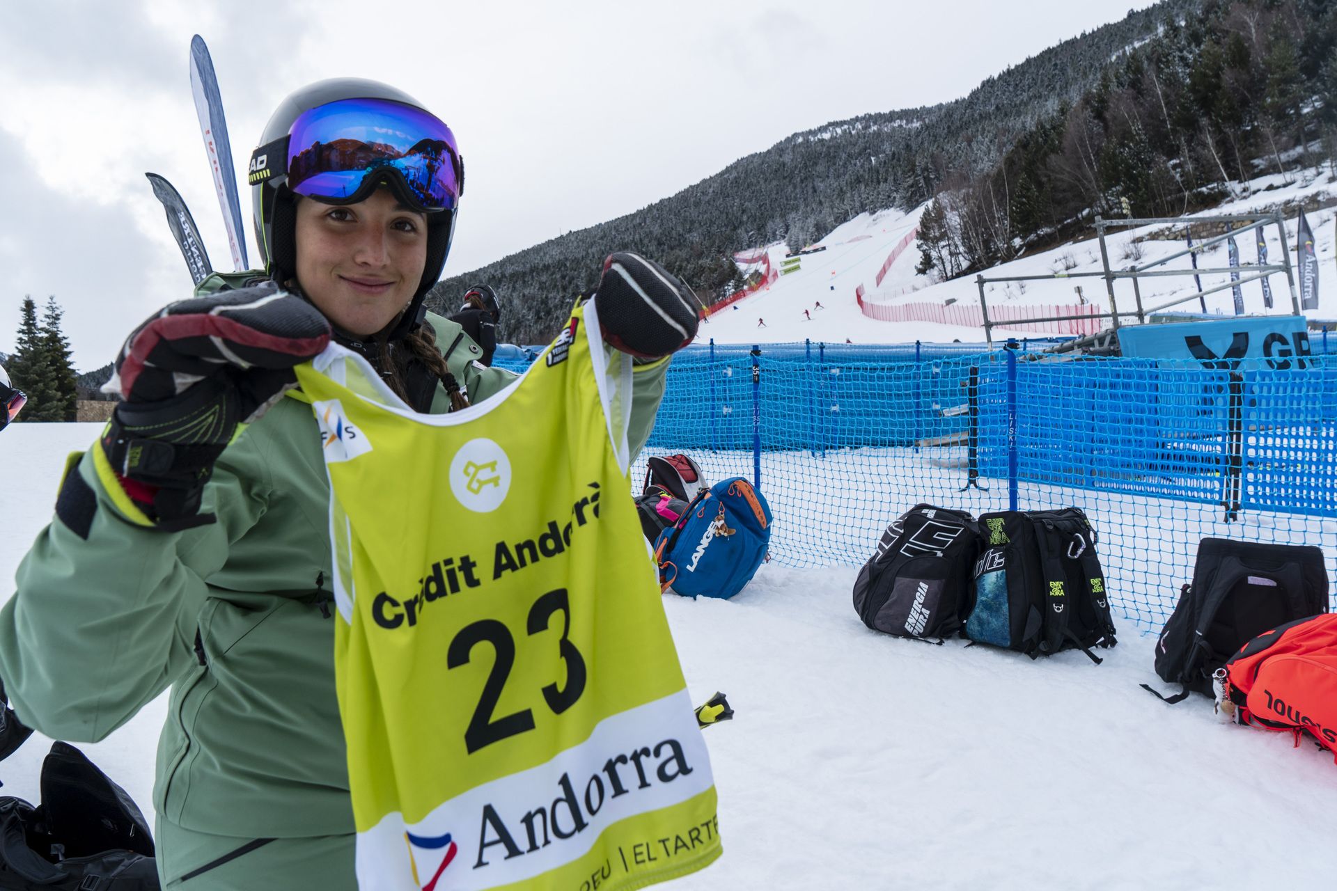 Cande Moreno esquiadora de Andorra