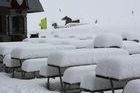 Una nueva nevada deja 20 cm en el Pirineo de Huesca