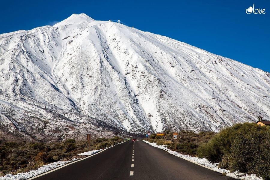 Nevada en el pico del Teide