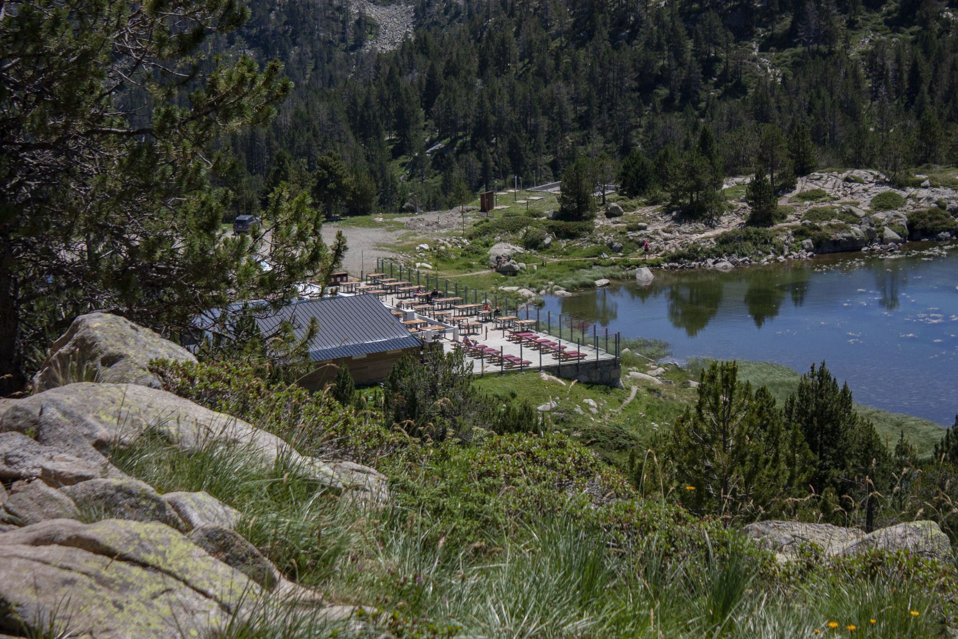 Restaurant llac de pessons Andorra Grandvalira