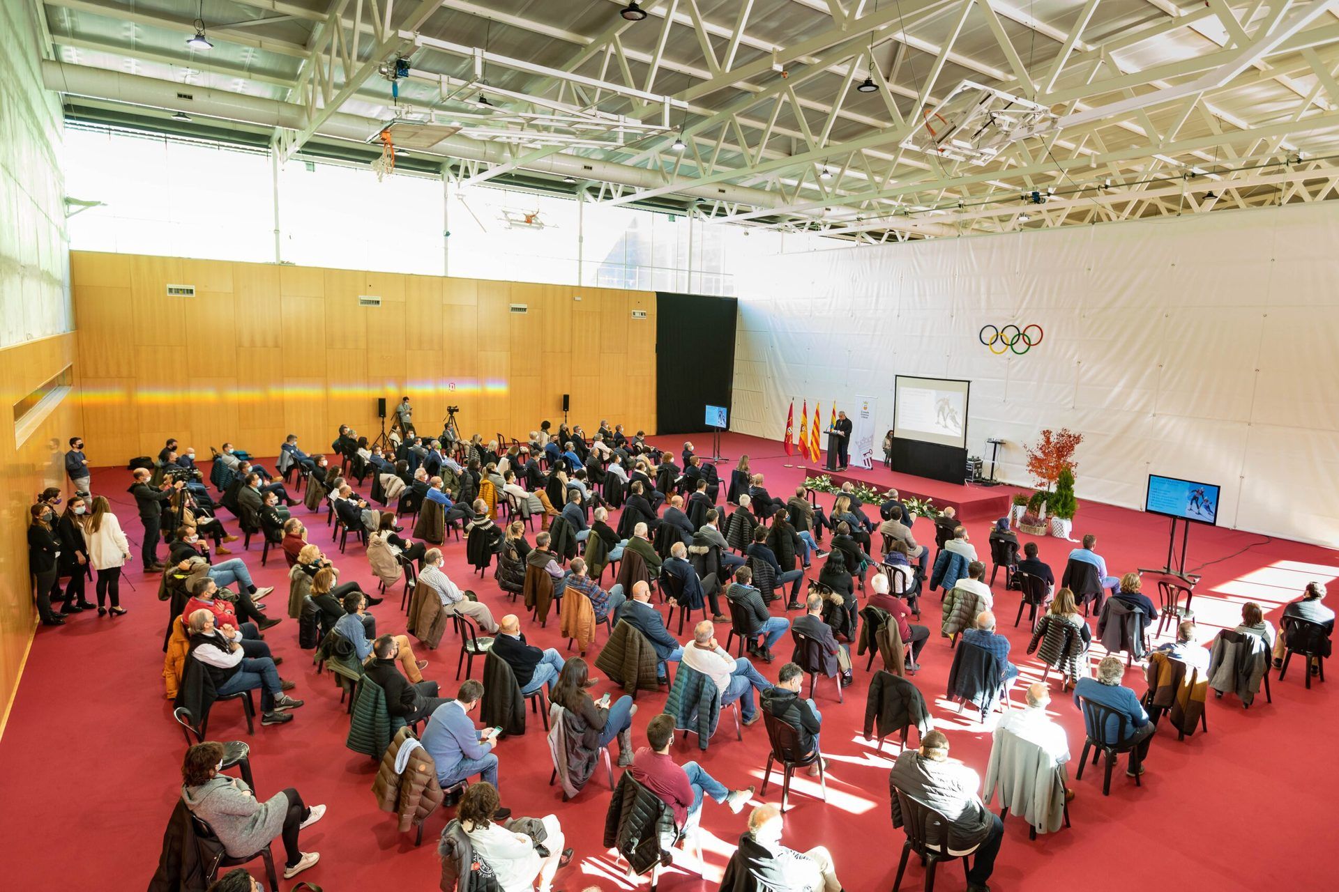 Reunion de instituciones publicas en Vielha Juegos Olimpicos 2030