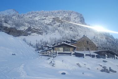 La nevada en Aragón permite abrir más kilómetros de esquí de fondo