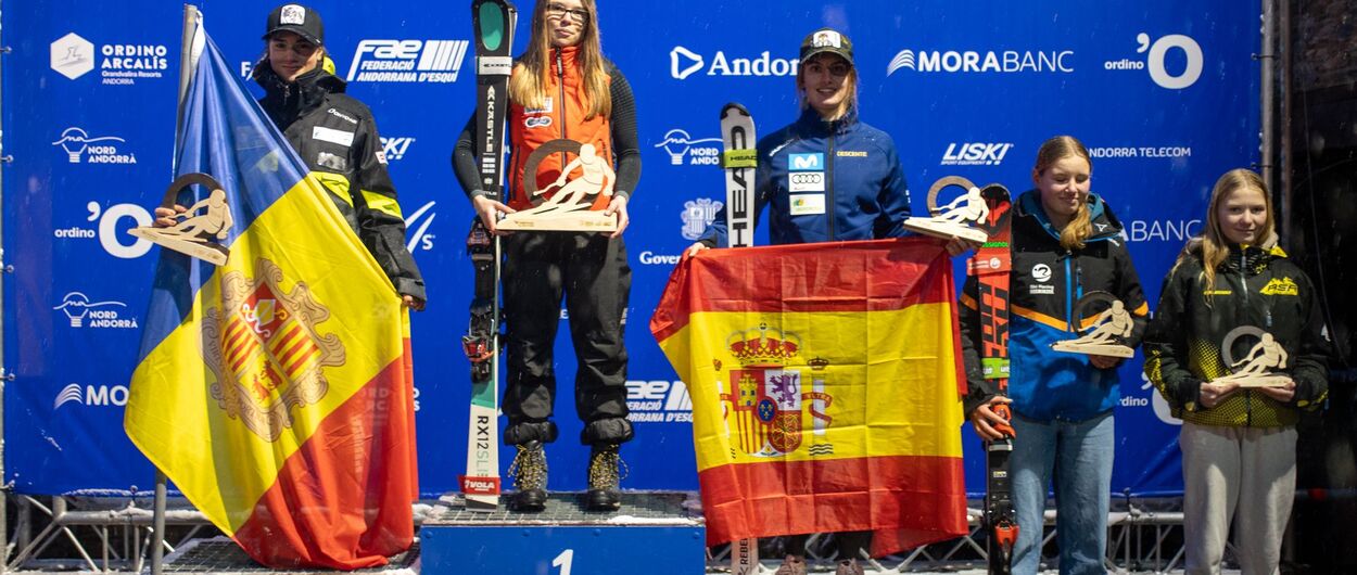 Tres medallas para España en la primera jornada del Trofeu Borrufa de esquí 2023