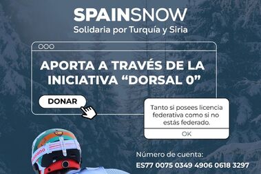 SpainSnow Solidaria se activa por el terremoto de Turquía y Siria