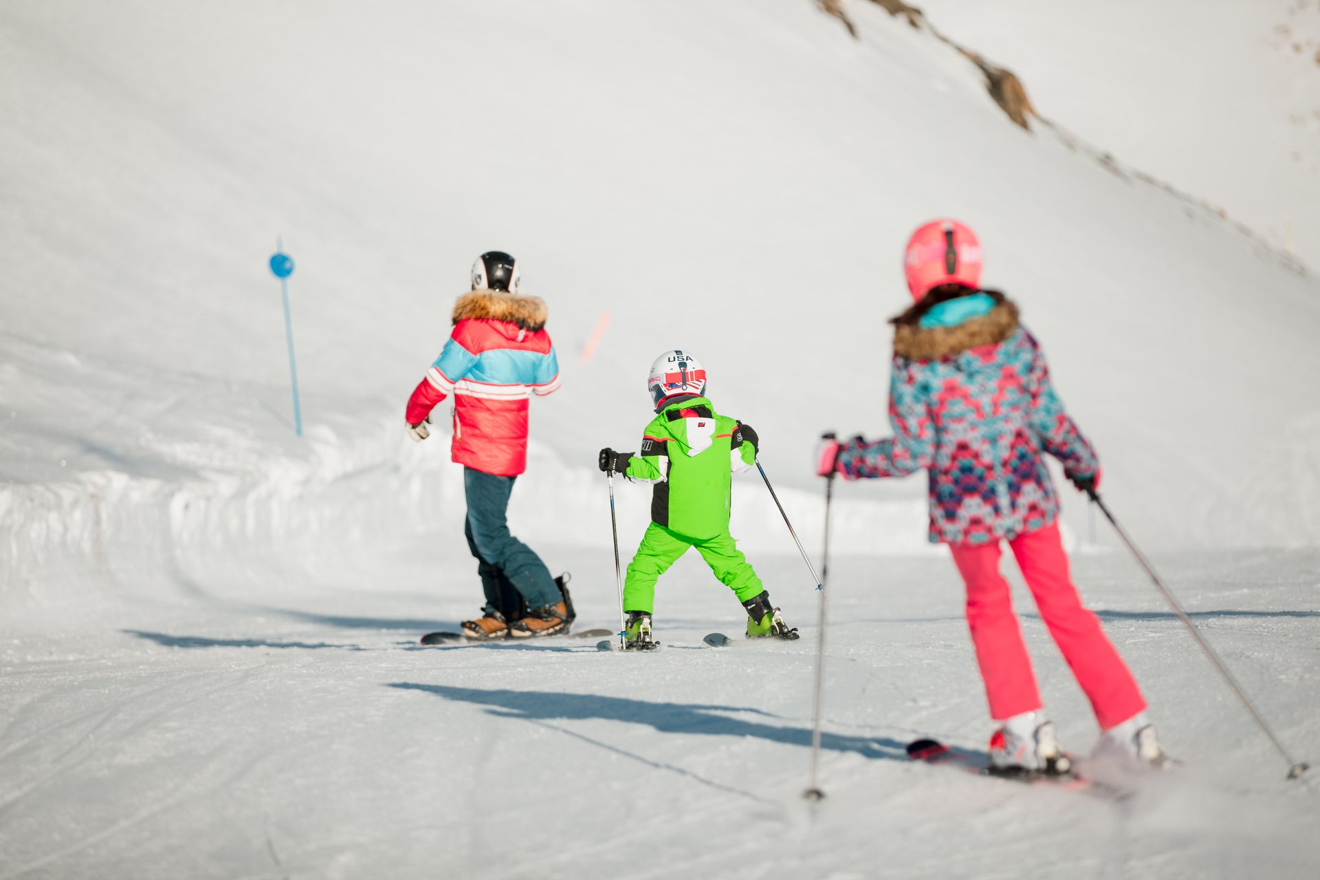 imagen de esquiadores en Pal Arinsal