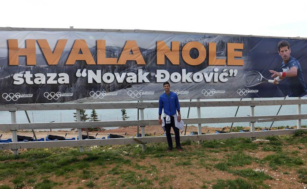 Novac Djokovic Bosnia ski